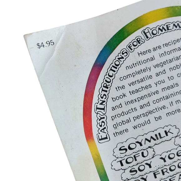 The Farm Vegetarian Cookbook Vintage 1970s - Picture 10 of 10